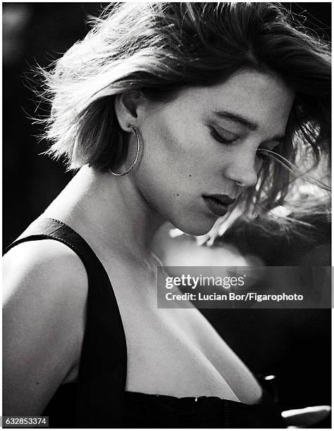 Actress is photographed for Madame Figaro on September 22, 2016 in Paris, France. All . Make-up by Dior. CREDIT MUST READ: Lucian...