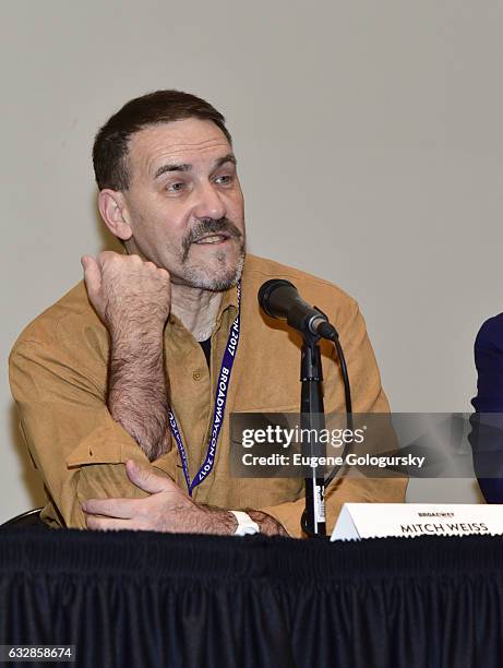 Panelist Mitch Weiss speaks at BroadwayCon 2017 at The Jacob K. Javits Convention Center on January 27, 2017 in New York City.