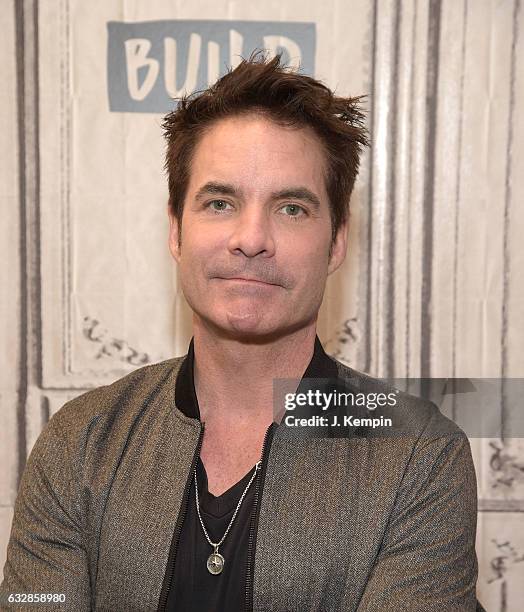 Singer Pat Monahan of the band Train visits Build Series at Build Studio on January 27, 2017 in New York City.