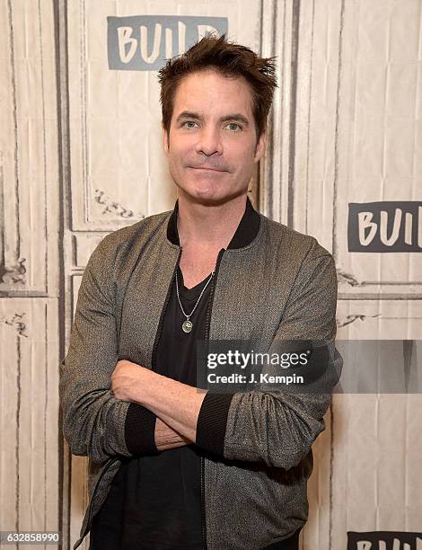 Singer Pat Monahan of the band Train visits Build Series at Build Studio on January 27, 2017 in New York City.