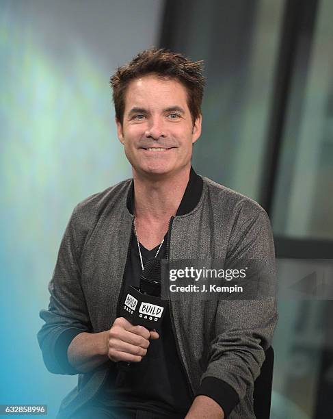 Singer Pat Monahan of the band Train visits Build Series at Build Studio on January 27, 2017 in New York City.