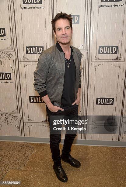 Singer Pat Monahan of the band Train visits Build Series at Build Studio on January 27, 2017 in New York City.