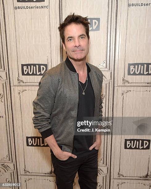 Singer Pat Monahan of the band Train visits Build Series at Build Studio on January 27, 2017 in New York City.