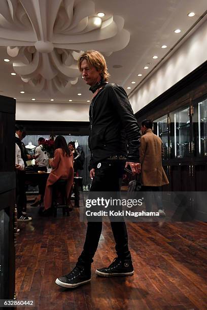 Musician Duff McKagan attends the 'Pete Punk Offspring And Artist Matt Digiacomo Converge' at Chrome Hearts Tokyo on January 27, 2017 in Tokyo, Japan.