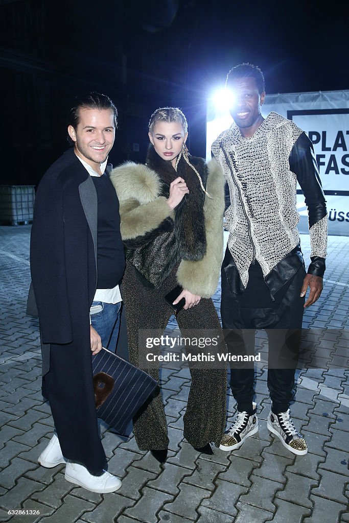 Luca Bazzanella, Natalia Osada and Mohamadou Idrissou attend the