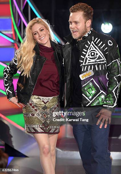 Heidi Montag and Spencer Pratt are the 8th housemates evicted from the Celebrity Big Brother house at Elstree Studios on January 27, 2017 in...