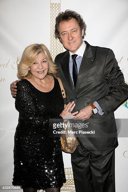 Singer Nicole Grisoni a.k.a. Nicoletta and husband Jean-Christophe Molinier attend 'The Best Award Gala 40th Edition' at Four Seasons George V hotel...