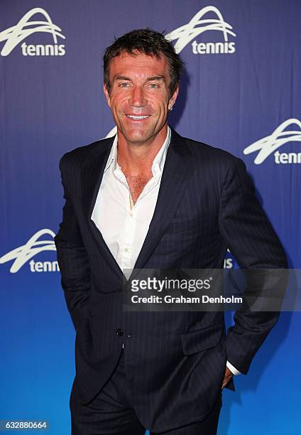 Pat Cash poses at the Legends Lunch during day thirteen of the 2017 Australian Open at Melbourne Park on January 28, 2017 in Melbourne, Australia.