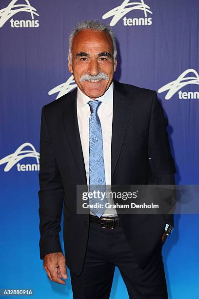 Mansour Bahrami poses at the Legends Lunch during day thirteen of the 2017 Australian Open at Melbourne Park on January 28, 2017 in Melbourne,...