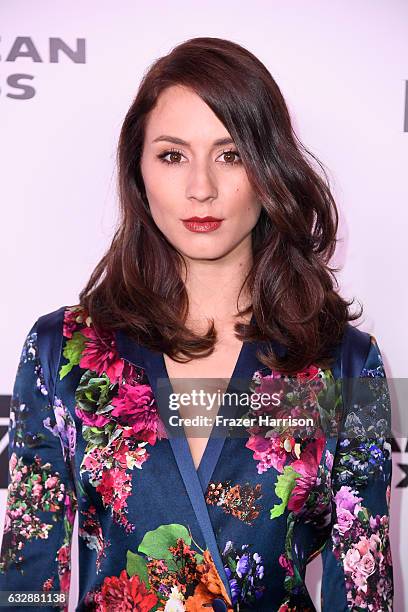 Troian Bellisario attends Harpers BAZAAR celebration of the 150 Most Fashionable Women presented by TUMI in partnership with American Express, La...