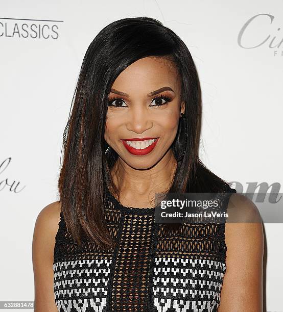Actress Elise Neal attends the premiere of "The Comedian" at Pacific Design Center on January 27, 2017 in West Hollywood, California.