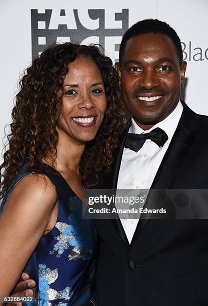 Actor Mykelti Williamson and Sondra Spriggs arrive at the 67th Annual ACE Eddie Awards at The Beverly Hilton Hotel on January 27, 2017 in Beverly...