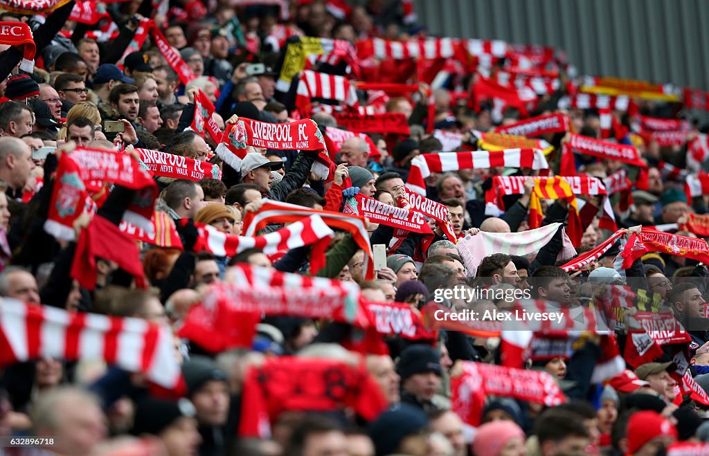 Liverpool v Wolverhampton Wanderers - The Emirates FA Cup Fourth Round