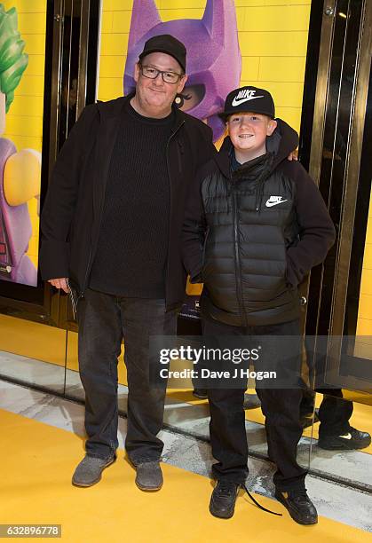 Johnny Vegas attends "The Lego Batman Movie" - Red Carpet Arrivals on January 28, 2017 in London, United Kingdom.