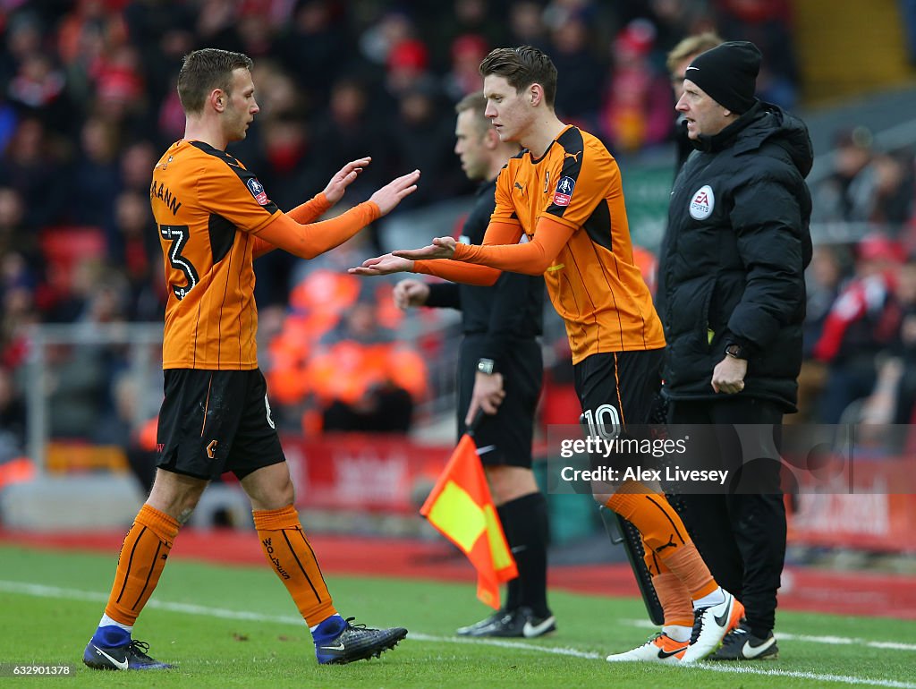 Liverpool v Wolverhampton Wanderers - The Emirates FA Cup Fourth Round