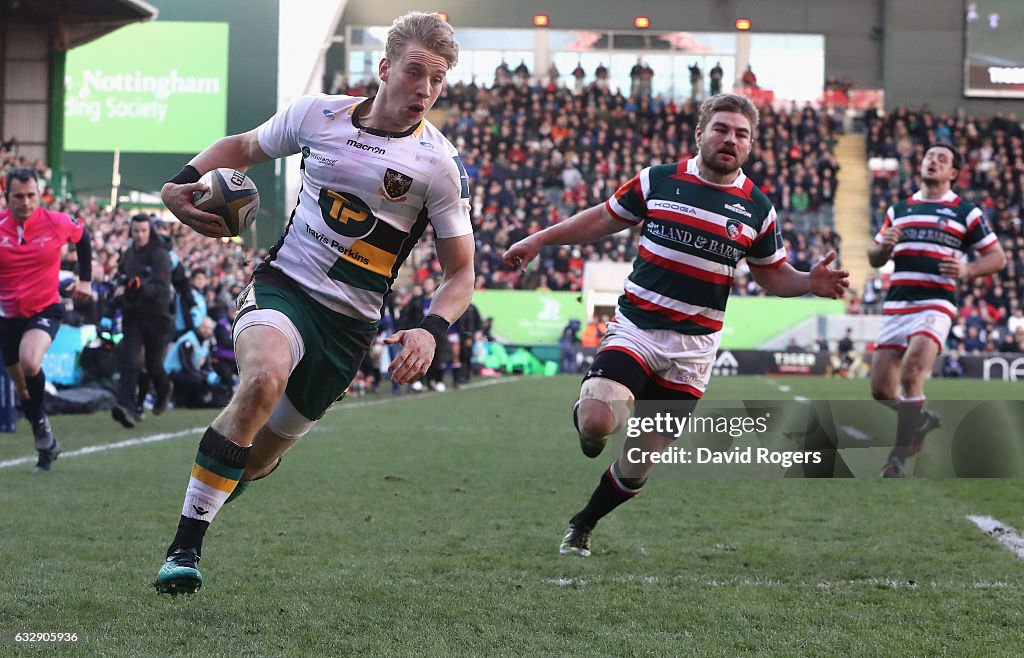 Leicester Tigers v Northampton Saints - Anglo-Welsh Cup