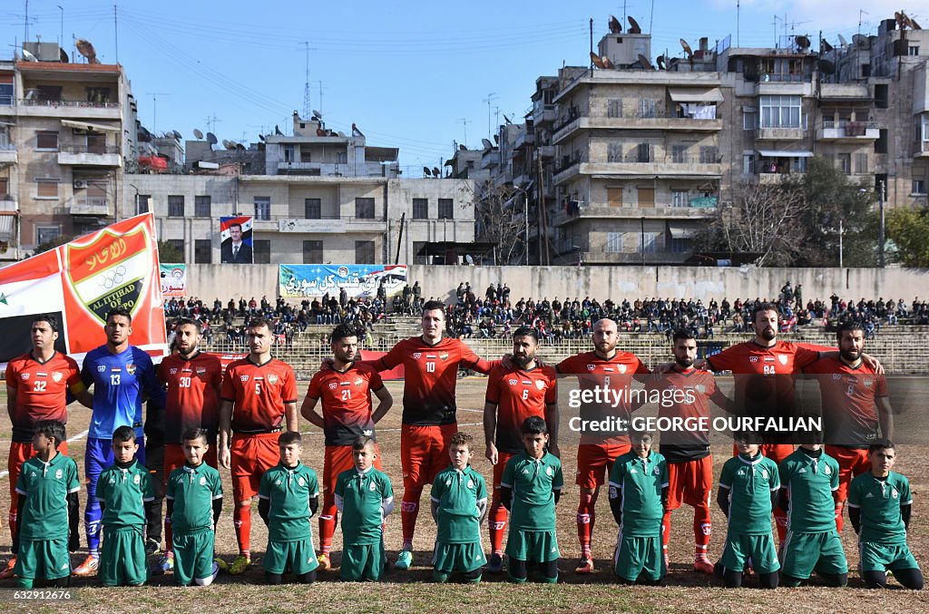 FBL-SYR-LEAGUE-ALEPPO-CONFLICT