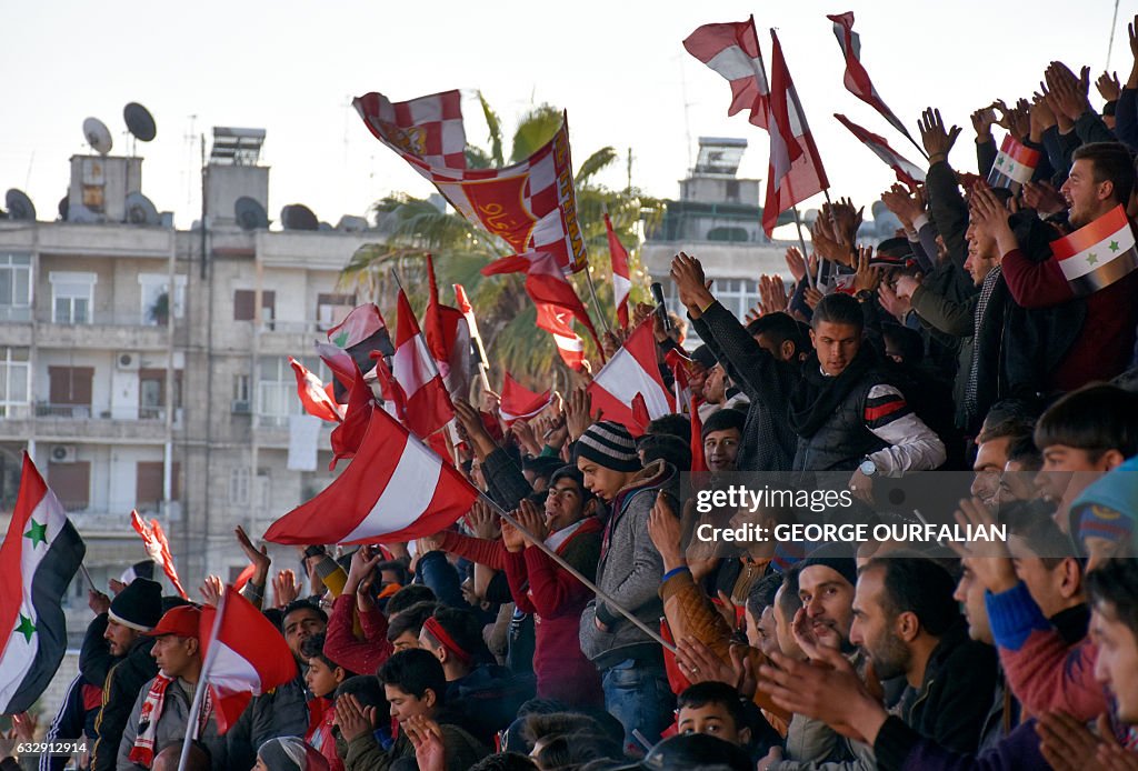 FBL-SYR-LEAGUE-ALEPPO-CONFLICT