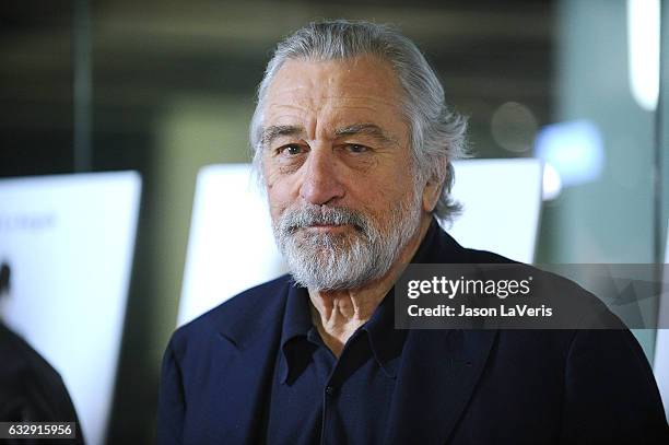 Actor Robert De Niro attends the premiere of "The Comedian" at Pacific Design Center on January 27, 2017 in West Hollywood, California.