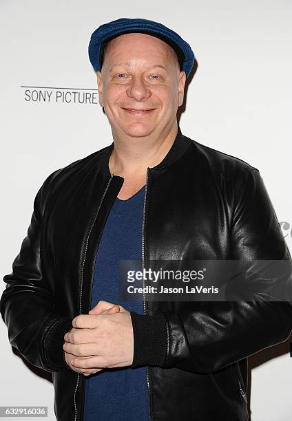 Writer Jeff Ross attends the premiere of "The Comedian" at Pacific Design Center on January 27, 2017 in West Hollywood, California.