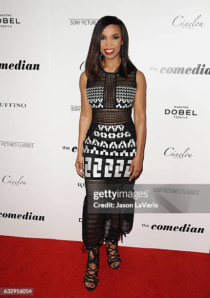 Actress Elise Neal attends the premiere of "The Comedian" at Pacific Design Center on January 27, 2017 in West Hollywood, California.