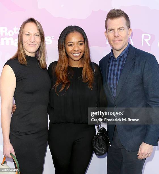 Producers Lauren Beck, Kimberly Steward, and Kevin J. Walsh attend Variety's Celebratory Brunch Event For Awards Nominees, benefitting Motion Picture...