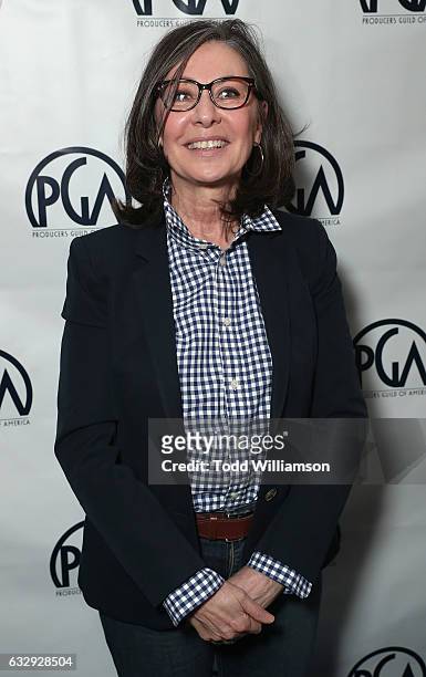 Donna Gigliotti attends the 28th Annual Producers Guild Awards Nominees Breakfast at Saban Theatre on January 28, 2017 in Beverly Hills, California.