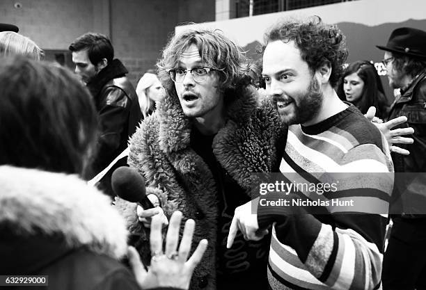 Drake Doremus, and Matthew Gray Gubler attend the 'Newness' Premiere on day 7 of the 2017 Sundance Film Festival at Eccles Center Theatre on January...