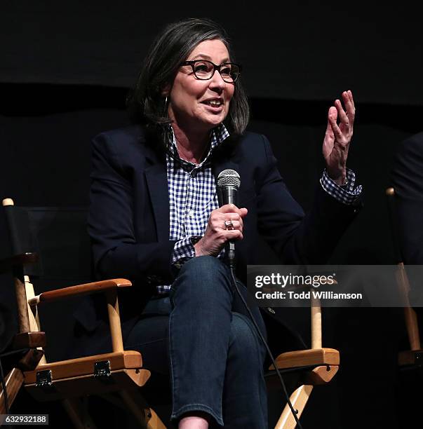 Donna Gigliotti attends the 28th Annual Producers Guild Awards Nominees Breakfast at Saban Theatre on January 28, 2017 in Beverly Hills, California.