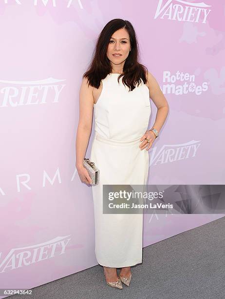 Actress Yael Stone attends Variety's celebratory brunch event for awards nominees benefitting Motion Picture Television Fund at Cecconi's on January...