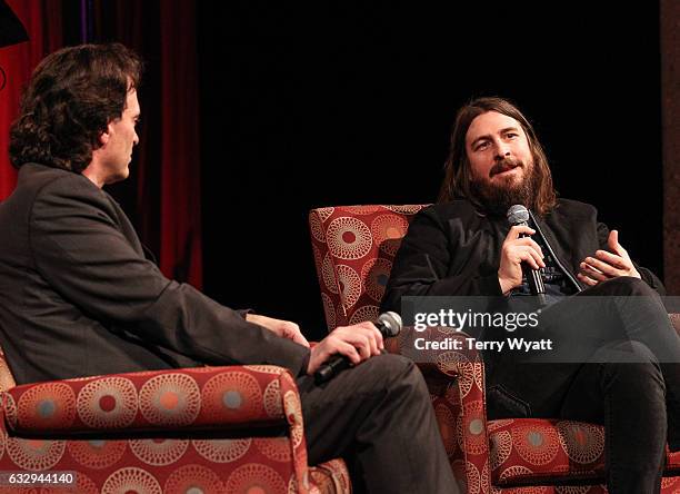 Record Producer Dave Cobb speaks during the 'Music Masters' Series at Country Music Hall of Fame and Museum on January 28, 2017 in Nashville,...