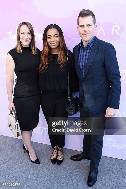 Manchester by the Sea Producer Lauren Beck, Producer Kimberly Steward, and Director Kevin Walsh arrive at Variety's Celebratory Brunch Event For...