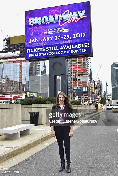Leah Lane attends BroadwayCon 2017 at The Jacob K. Javits Convention Center on January 28, 2017 in New York City.