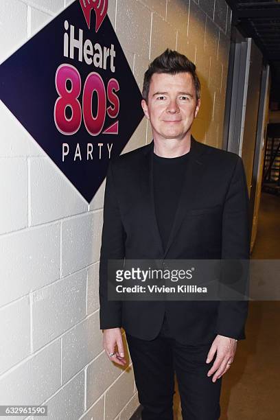 Musician Rick Astley attends the iHeart80s Party 2017 at SAP Center on January 28, 2017 in San Jose, California.