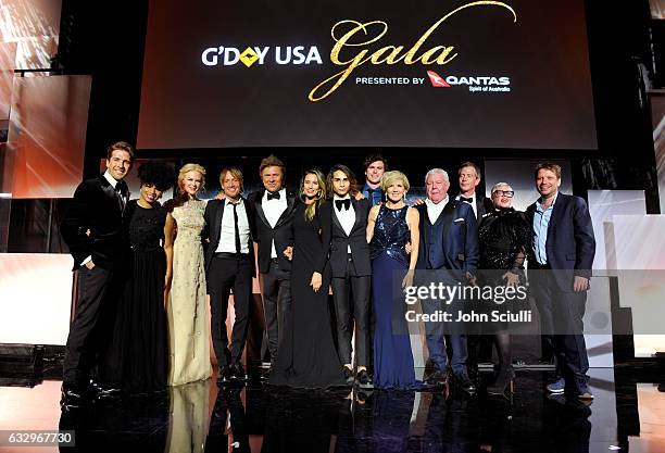 Signers Hugh Sheridan, We Mcdonald, actress Nicole Kidman, musician Keith Urban, hosts Richard Wilkins, Renee Bargh, singer Isaiah Firebrace,...