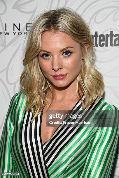 Actress Kaitlin Doubleday attends the Entertainment Weekly Celebration of SAG Award Nominees sponsored by Maybelline New York at Chateau Marmont on...