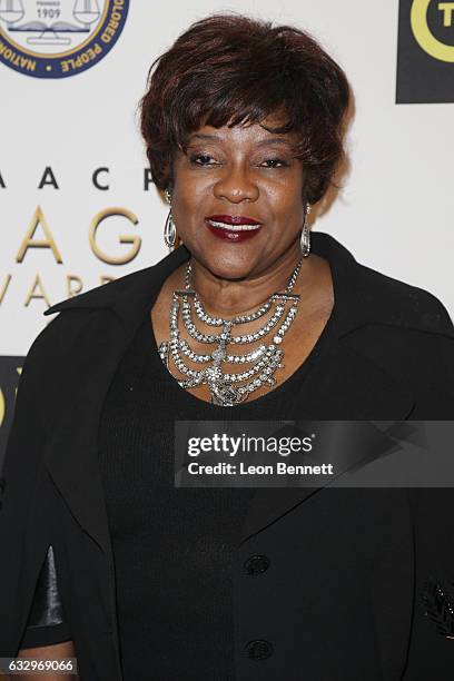 Actress Loretta Devine arrives at the 48th NAACP Image Awards Nominees' Luncheon at Loews Hollywood Hotel on January 28, 2017 in Hollywood,...