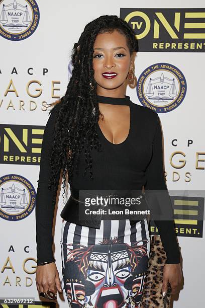 Director Jennia Fredrique arrives at the 48th NAACP Image Awards Nominees' Luncheon at Loews Hollywood Hotel on January 28, 2017 in Hollywood,...