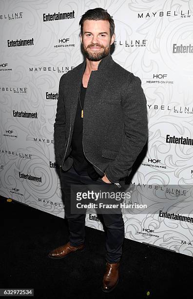 Actor Daniel Gillies attends the Entertainment Weekly Celebration of SAG Award Nominees sponsored by Maybelline New York at Chateau Marmont on...