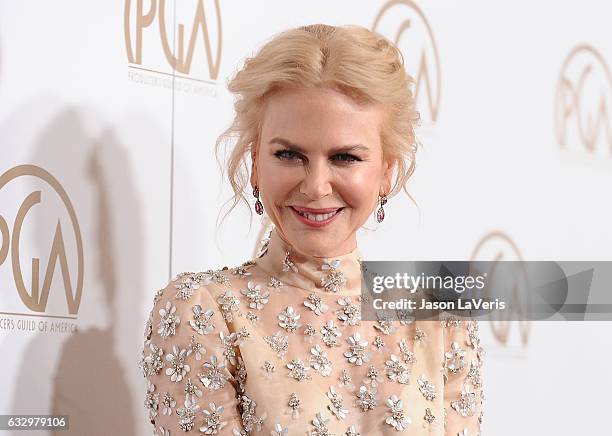 Actress Nicole Kidman attends the 28th annual Producers Guild Awards at The Beverly Hilton Hotel on January 28, 2017 in Beverly Hills, California.