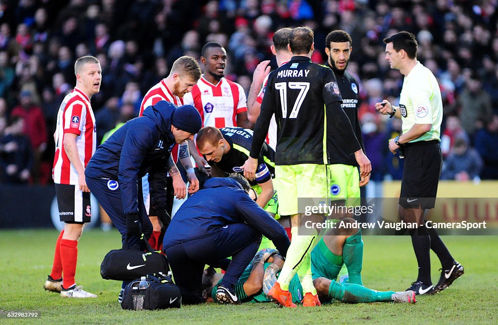 Lincoln City v Brighton & Hove Albion - The Emirates FA Cup Fourth Round