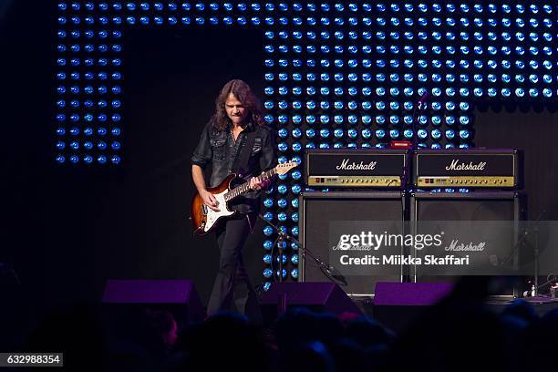 Guitarist John Roth of Starship performs on stage during the iHeart80s Party 2017 at SAP Center on January 28, 2017 in San Jose, California.