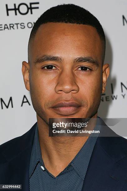 Trai Byers arrives at the Entertainment Weekly celebration honoring nominees for The Screen Actors Guild Awards at the Chateau Marmont on January 28,...