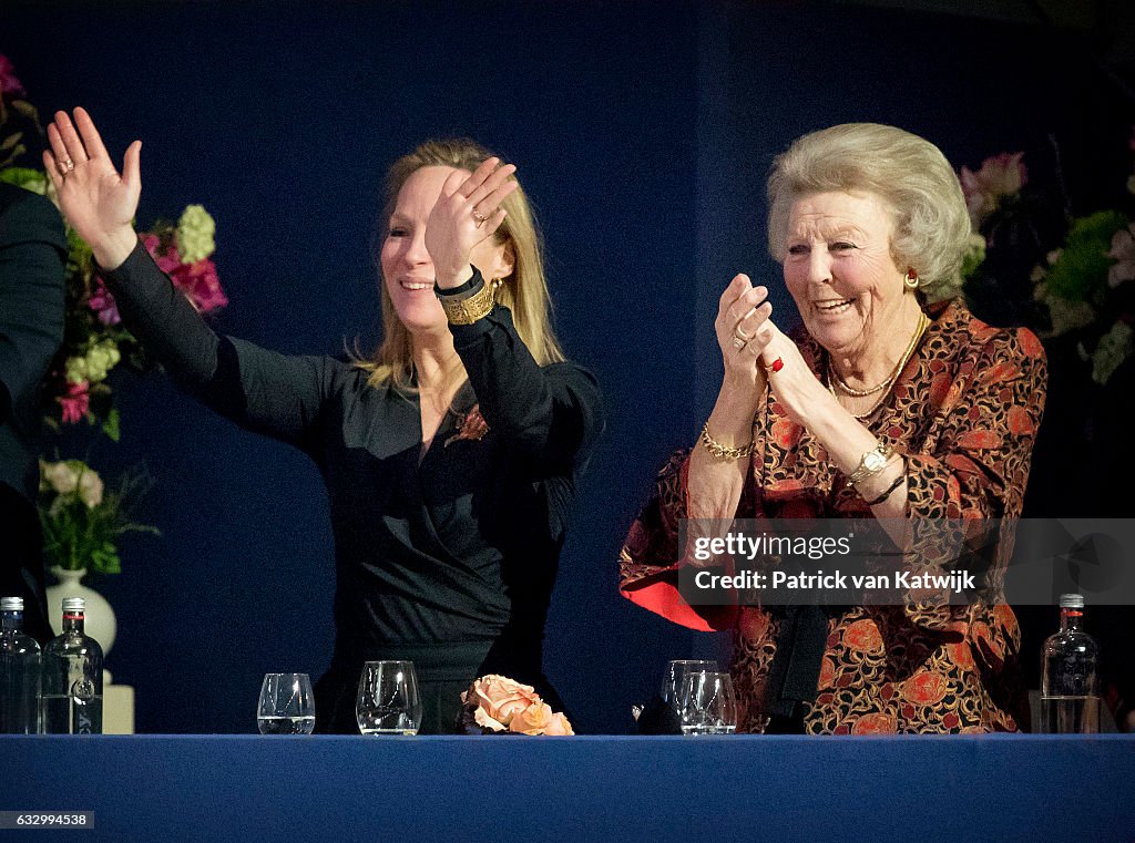 Princess Beatrix Of The Nederlands Attends The Amsterdam Jumping