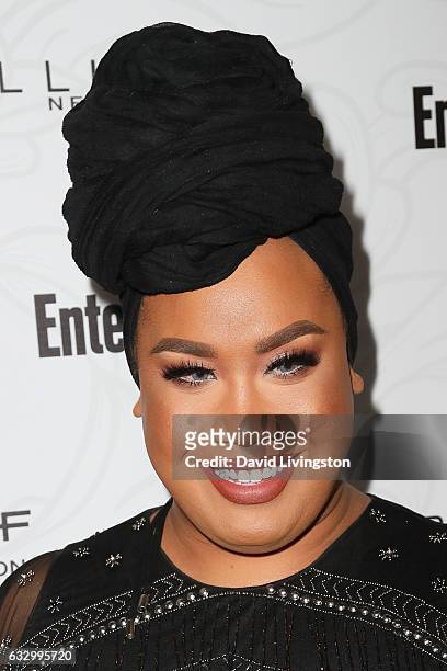 Maybelline social influencer Patrick Starr arrives at the Entertainment Weekly celebration honoring nominees for The Screen Actors Guild Awards at...