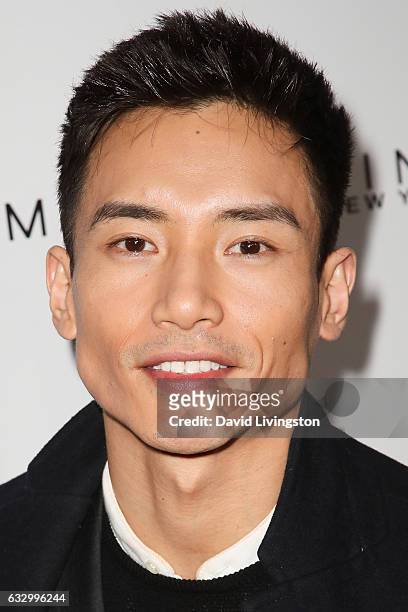 Actor Manny Jacinto arrives at the Entertainment Weekly celebration honoring nominees for The Screen Actors Guild Awards at the Chateau Marmont on...