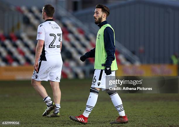 Josh Sheehan of Newport County during the Sky Bet League Two match between Newport County and Hartlepool United at Rodney Parade on January 28, 2017...