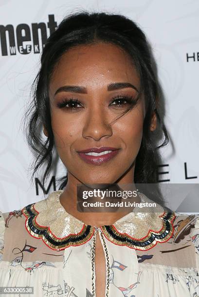 Actress Candice Patton arrives at the Entertainment Weekly celebration honoring nominees for The Screen Actors Guild Awards at the Chateau Marmont on...