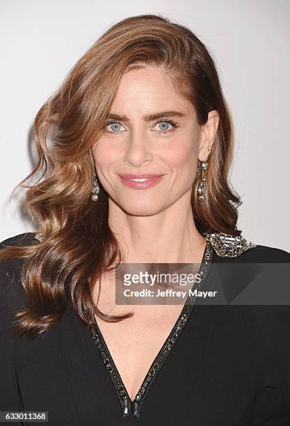 Actress Amanda Peet arrives at the 28th Annual Producers Guild Awards at The Beverly Hilton Hotel on January 28, 2017 in Beverly Hills, California.