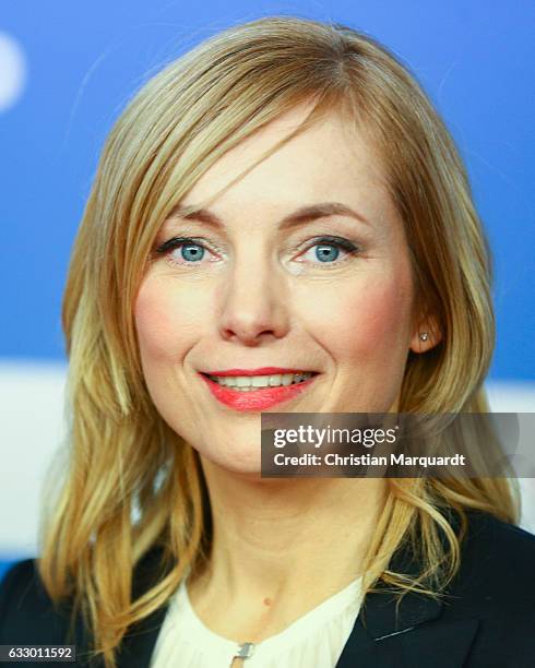 Nadja Uhl attends the premiere of 'Timm Thaler oder das verkaufte Lachen' at Zoo Palast on January 29, 2017 in Berlin, Germany.